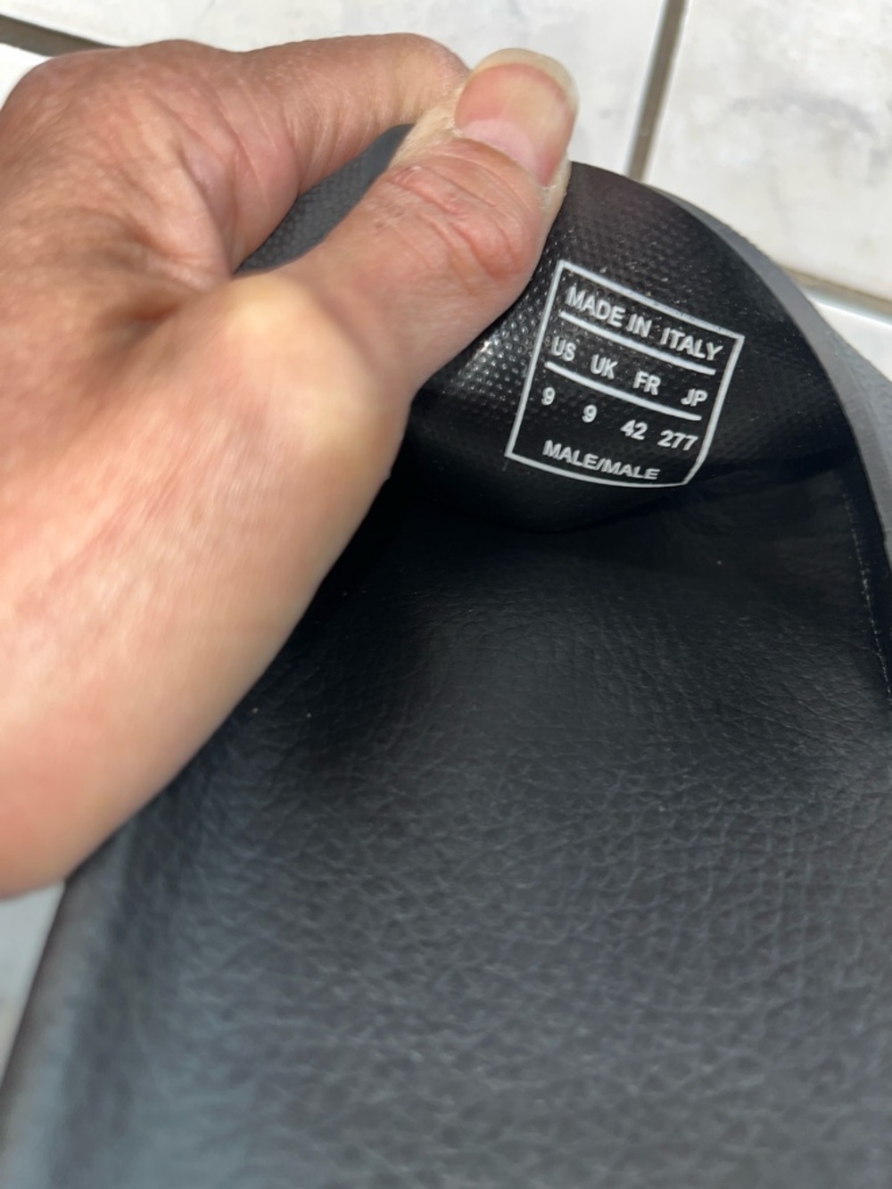 Gucci PURSUIT ‘72 Black Slide Sandals with Red and Green Stripe, MEN SIZE 9 - Picture 8 of 11